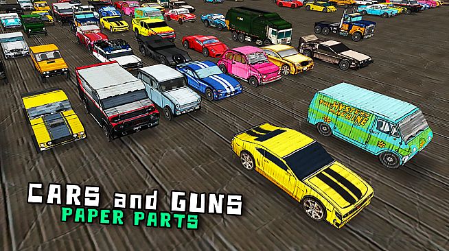 Cars and Guns: Paper Parts