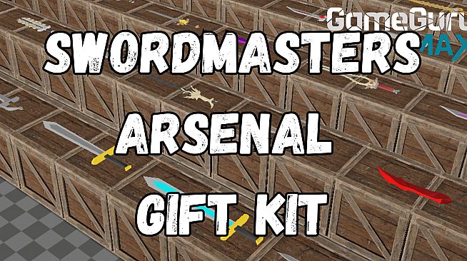 GameGuru MAX Low Poly Gift Kit - Swordmasters Arsenal