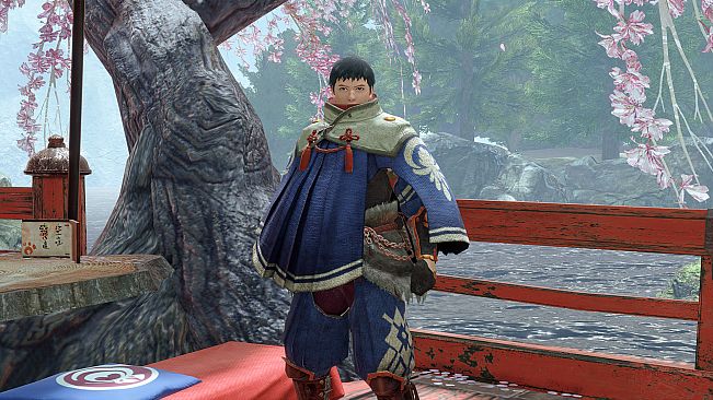 Monster Hunter Rise - "Kamura Cloak Garb" Hunter layered armor piece