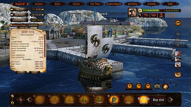 Wind of Luck: Arena - Asian Captain pack