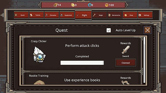 Monster Looter - Auto Level Up