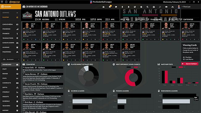 Draft Day Sports: Pro Basketball 2023