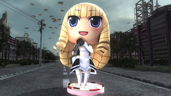 EARTH DEFENSE FORCE 5 - Air Raider Weapon: Singing and Dancing Pure Decoy Launcher Set of 8