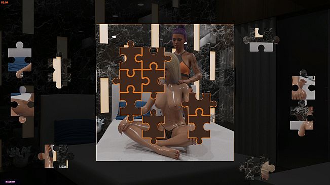 Jigsaw Puzzle - Futanari Threesome