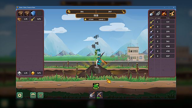 Clicker Clicker Treasure Picker