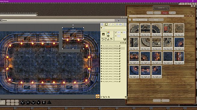 Fantasy Grounds - Black Scrolls Medieval Fantasy City (Map Tile Pack)