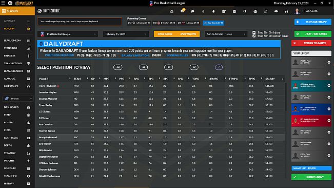 Draft Day Sports: Pro Basketball 2023