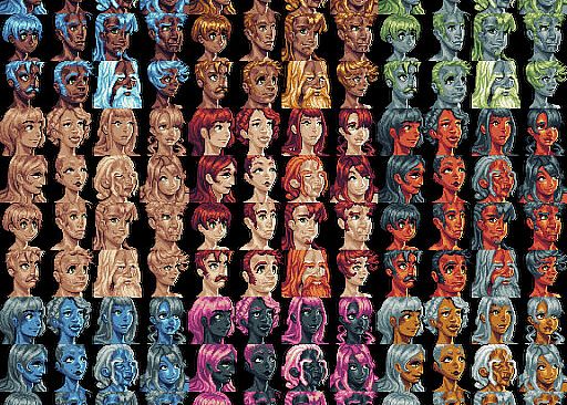 RPG Maker VX Ace - Seraph Circle Pixel Portraits 1