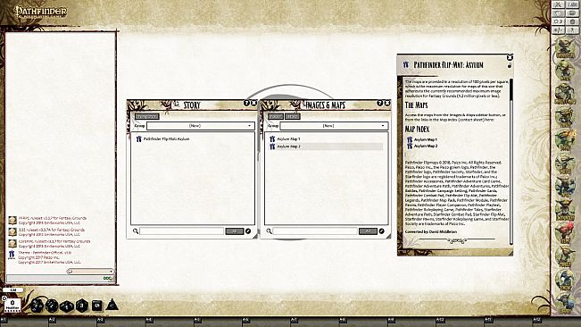 Fantasy Grounds - Pathfinder Flip-Mat: Asylum (Map Pack)