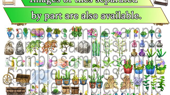 RPG Maker MV - NATHUHARUCA Green Tilesets