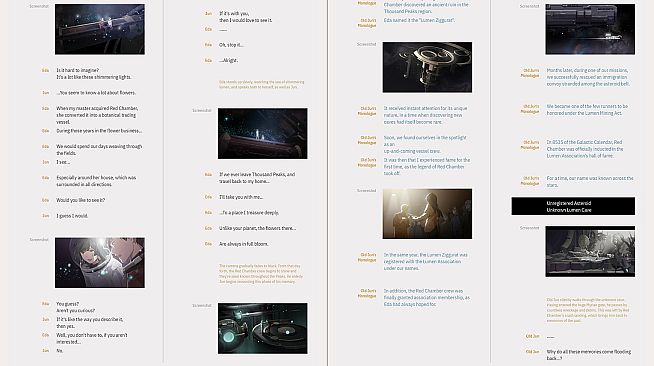 OPUS: Echo of Starsong Official Game Script -Vol.1-