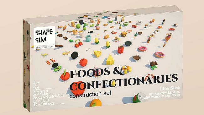 ShapeSim - Foods & Confectionaries Pack