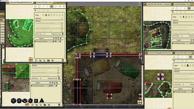Fantasy Grounds - Pathfinder RPG - Pathfinder Flip-Tiles - Campsite