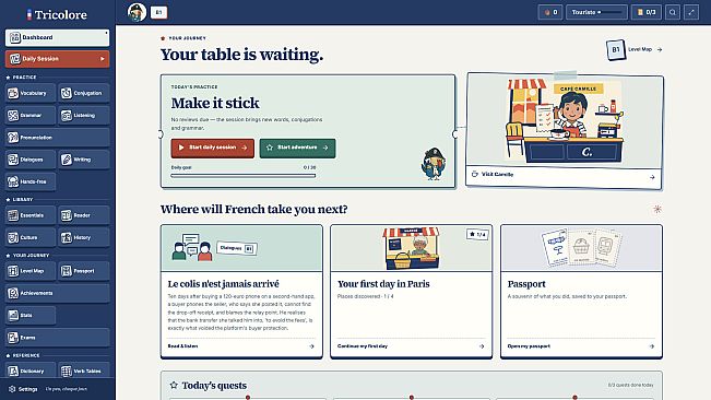 Tricolore: Learn French