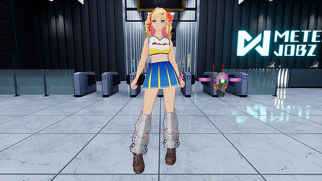 "Cheerleader" Costume in 2 Color Varieties