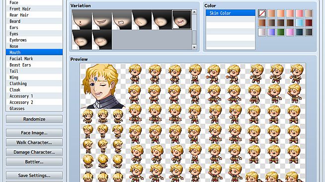 RPG Maker MV - Fantasy FaceGen Vol.1