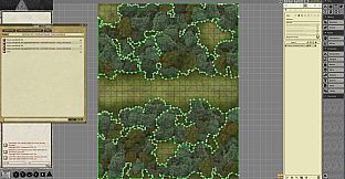 Fantasy Grounds - Pathfinder RPG - Pathfinder Flip-Mat - Classic Woodlands