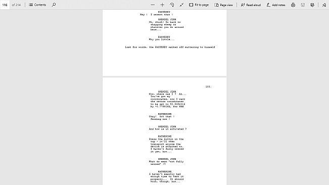 Welcome To... Chichester 3 : Script