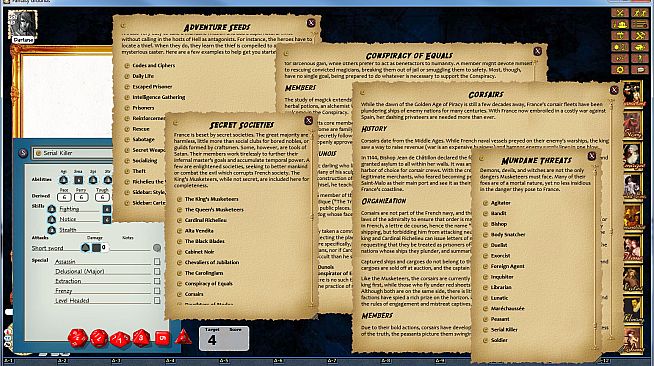 Fantasy Grounds - Savage Worlds Setting: All for One - Regime Diabolique