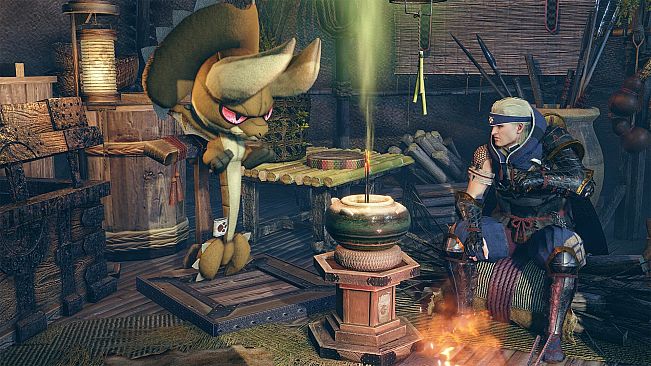 Monster Hunter Rise - "Stuffed Diablos" Hunter layered weapon (Hammer)