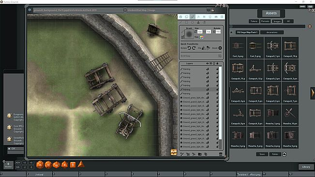 Fantasy Grounds - FG Siege Map Pack 1