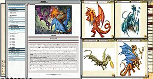 Fantasy Grounds - Battlezoo Ancestries: Dragons