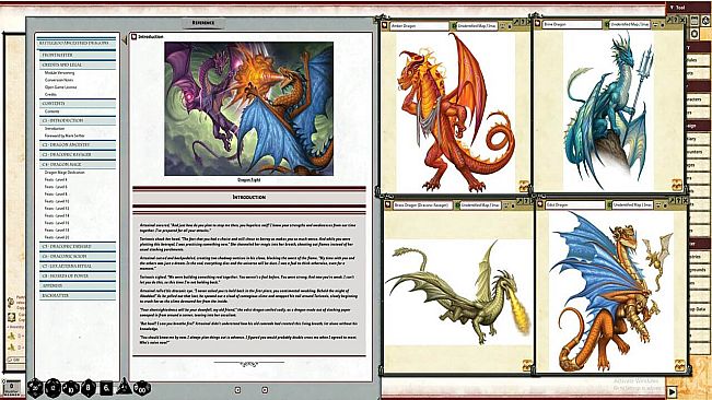 Fantasy Grounds - Battlezoo Ancestries: Dragons