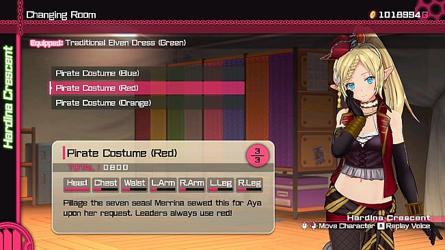 Bullet Girls Phantasia - Costume Set: Pirate Costumes