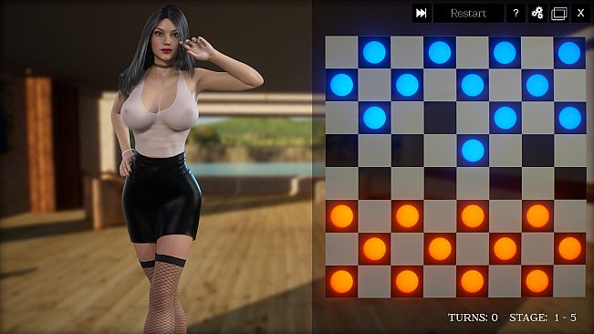 3D Hentai Checkers - Additional Girls 2