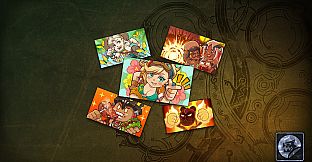 Monster Hunter Wilds - Zestaw naklejek: Tańczący Ogień