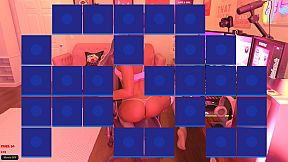 Sexy Memory Puzzle - Gamer Girl