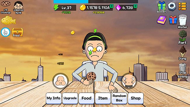 Food Fighter Clicker Games