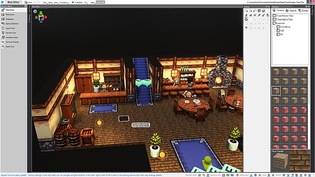 RPG Developer Bakin PixelScapes Town Pack