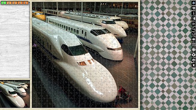 Jigsaw Puzzle Pack - Pixel Puzzles Ultimate: Trains