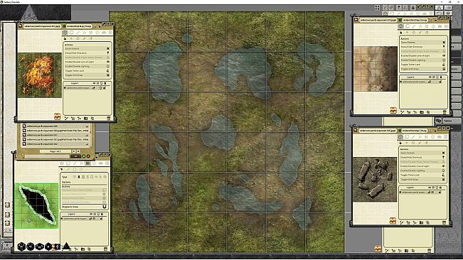 Fantasy Grounds - Pathfinder RPG - Flip-Tiles - Wilderness Perils Expansion