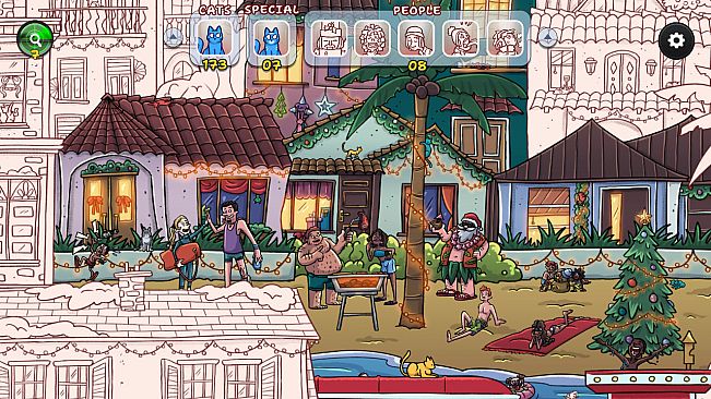 Hidden Cats in Christmas