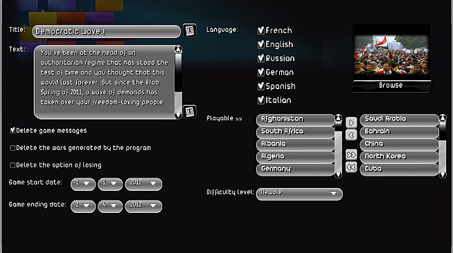 Modding Tool add-on for Rulers of Nations
