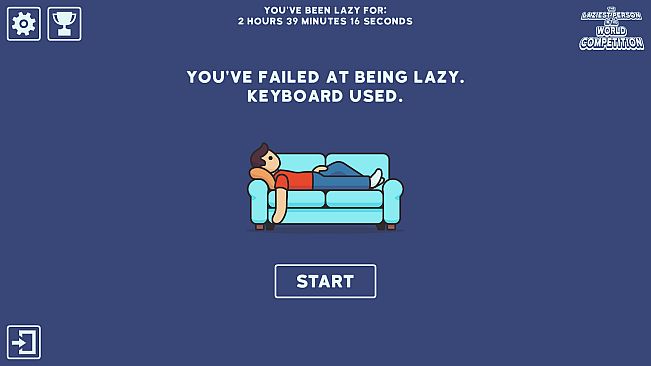 The Laziest Person In The World Competition