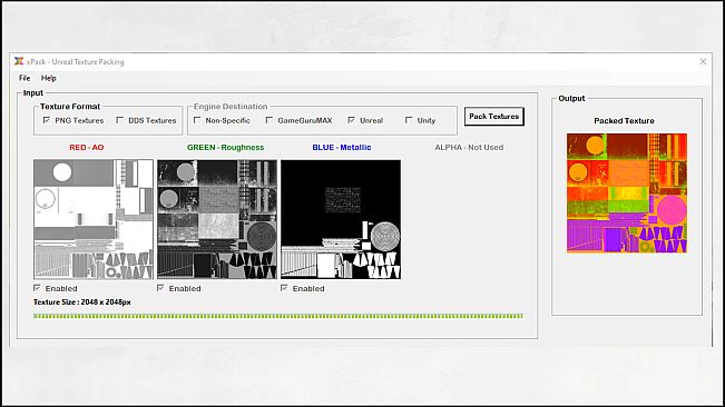 xPack Texture Packing