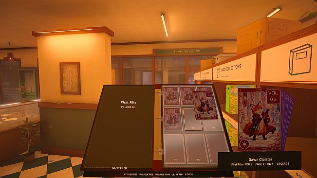 Card Shop: Tidy Up the Trading Cards!