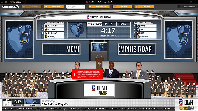 Draft Day Sports: Pro Basketball 2022