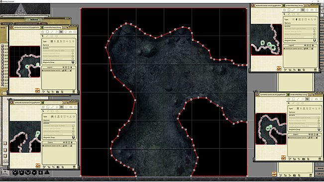 Fantasy Grounds - Pathfinder RPG - Flip-Tiles - Darklands Starter Set