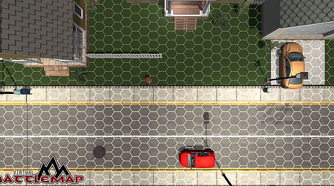 Virtual Battlemap DLC - Modern Town