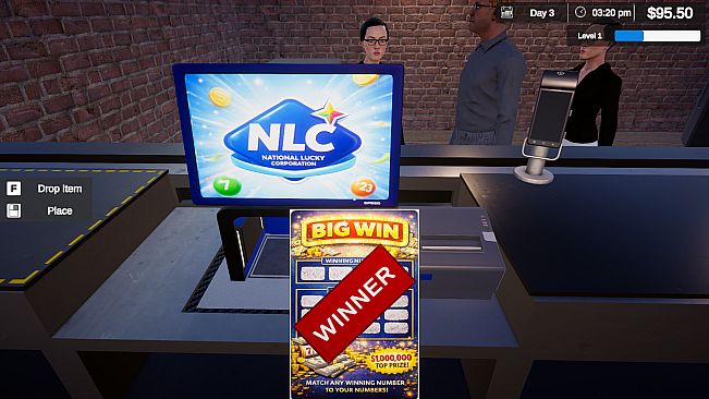 Smoke & Lottery Simulator