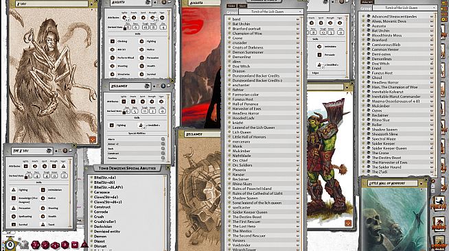 Fantasy Grounds - Dungeonlands: Tomb of the Lich Queen (Savage Worlds)