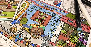 FIND ALL 8: The road to the Maya - Coloring Book