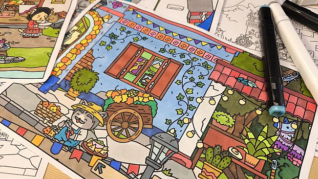 FIND ALL 8: The road to the Maya - Coloring Book