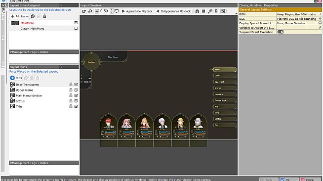 RPG Developer Bakin Layout Data Classy