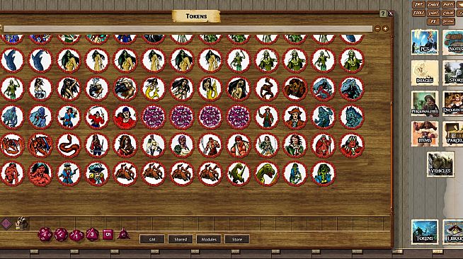 Fantasy Grounds - 50 Fathoms Online Gaming Tokens (Savage Worlds) (Token Pack)