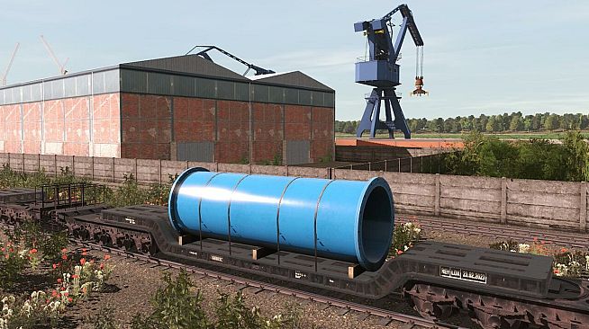 Trainz Plus DLC - DB Uaai Low-Loader Flatcar